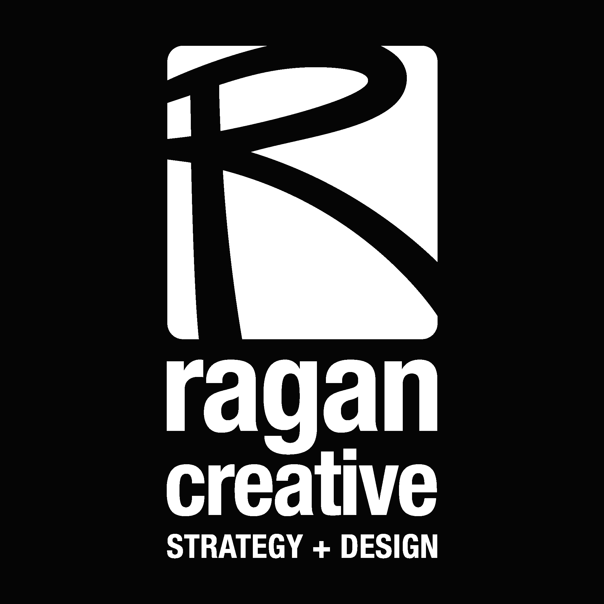 Ragan Creative White Logo Vector Logo